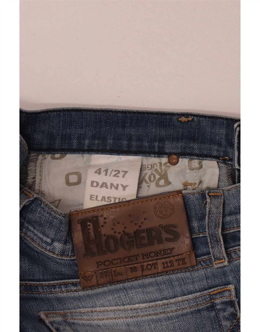 Roy Rogers Womens Slim Jeans IT 41 Small W27 L32 Blue Cotton