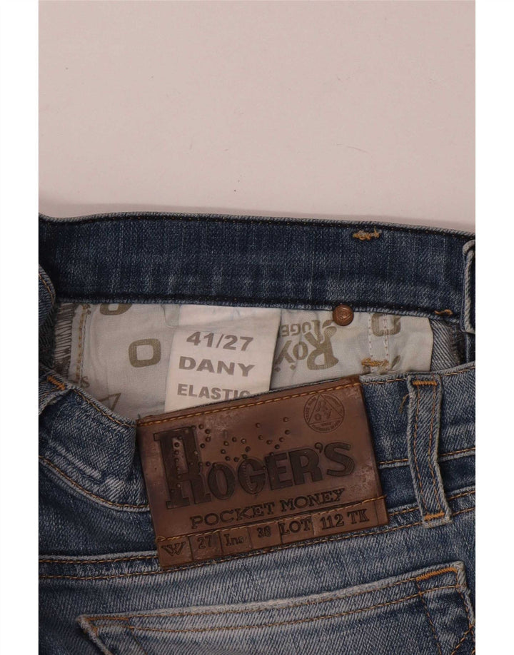 Roy Rogers Womens Slim Jeans IT 41 Small W27 L32 Blue Cotton