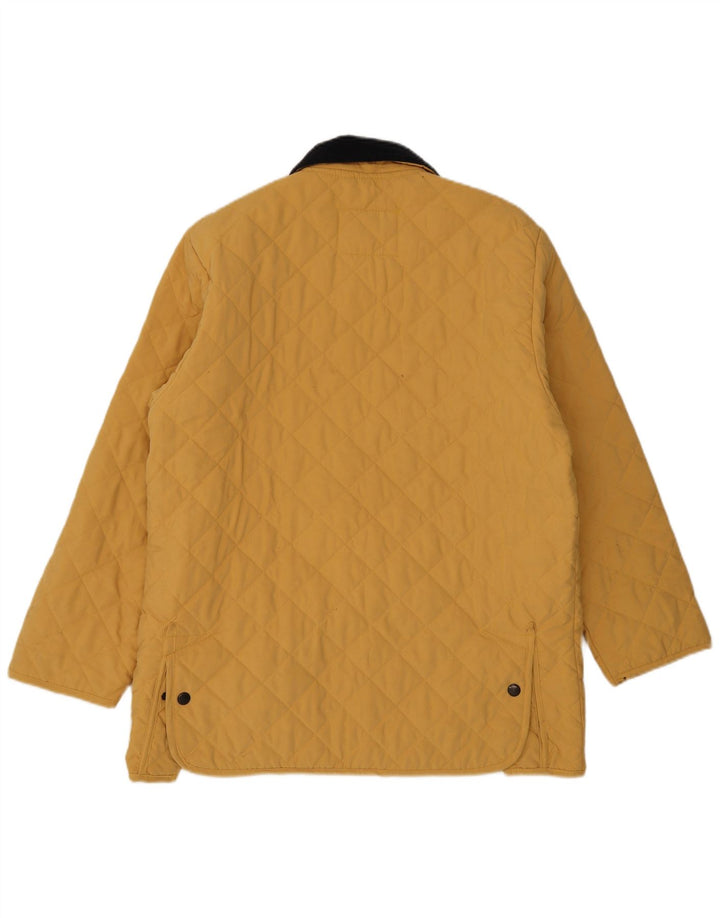 Wilkes&Akerman Mens Quilted Jacket UK 38 Medium Yellow Polyester