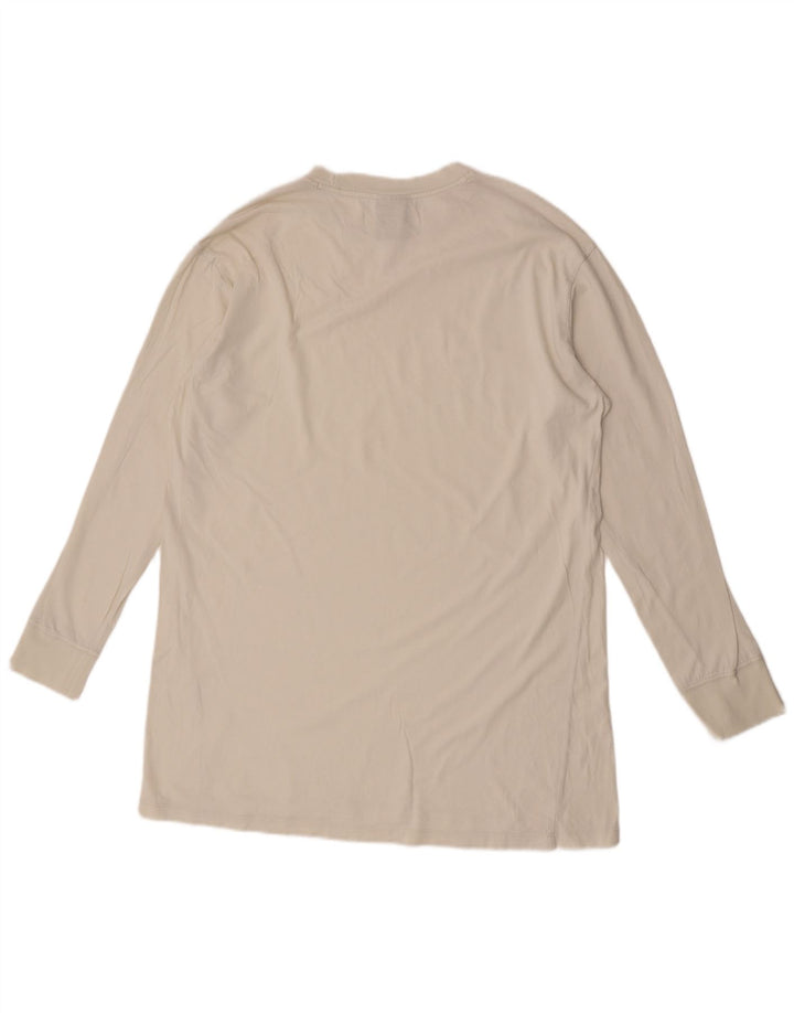 Nike Mens Top Long Sleeve Medium White