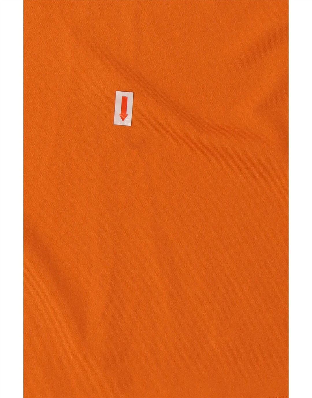 ADIDAS Mens Climacool T-Shirt Top Large Orange Colourblock Polyester