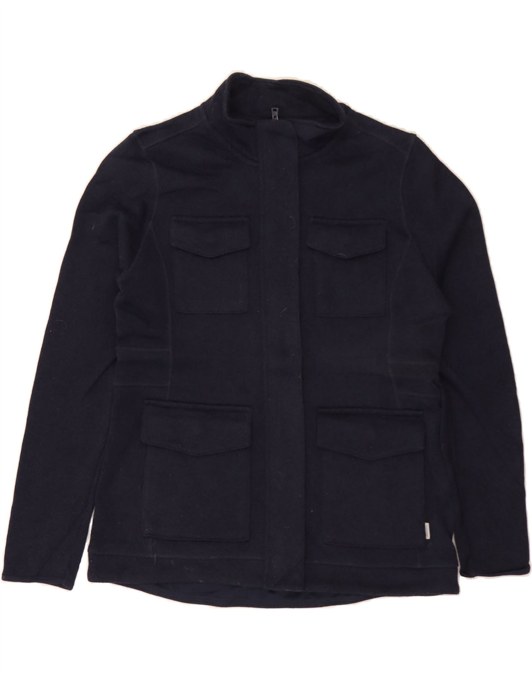 EDDIE BAUER Womens Windbreaker Jacket UK 16 Large Navy Blue Polyester Vintage Eddie Bauer and Second-Hand Eddie Bauer from Messina Hembry 