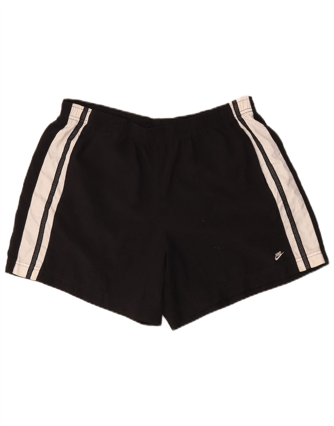 Nike Womens Sport Shorts US 12/14  Large Black Colourblock Polyester