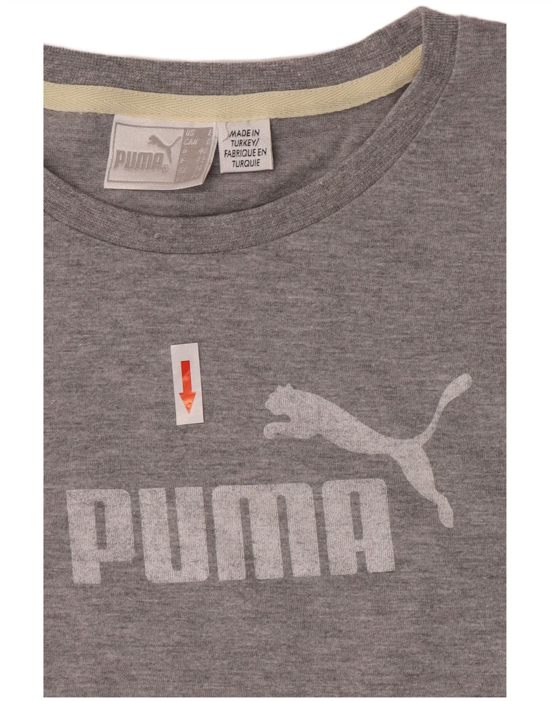 Puma Womens Graphic Top Long Sleeve UK 14 Large Grey