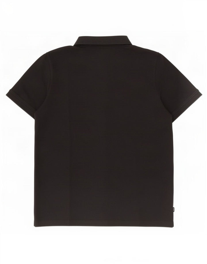 Puma Mens Polo Shirt Large Black Cotton