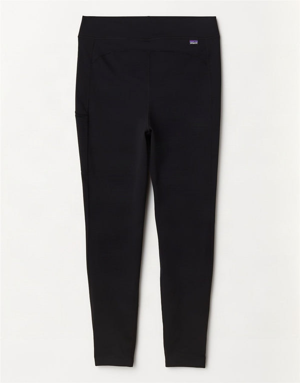 Patagonia Womens Leggings UK 16 Large Black Polyester