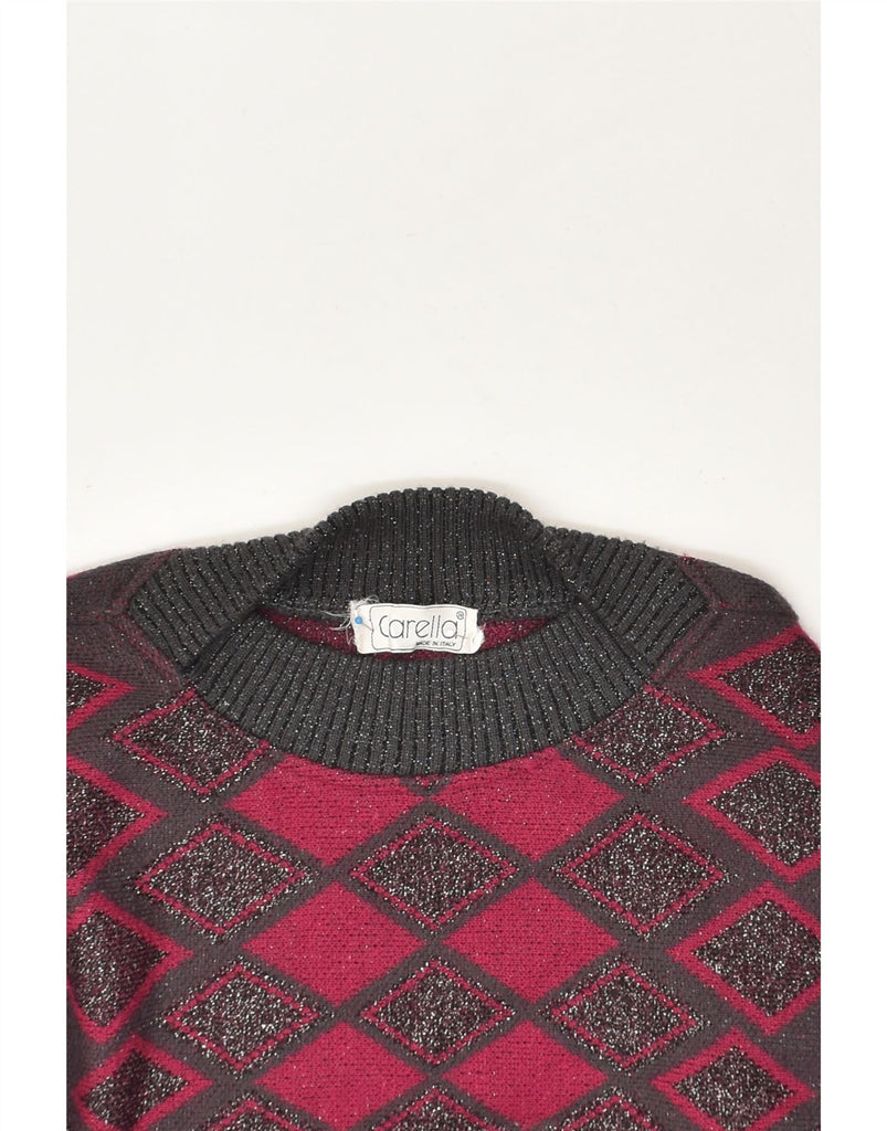 VINTAGE Womens Oversized Crew Neck Jumper Sweater UK 12 Medium Brown | Vintage Vintage | Thrift | Second-Hand Vintage | Used Clothing | Messina Hembry 