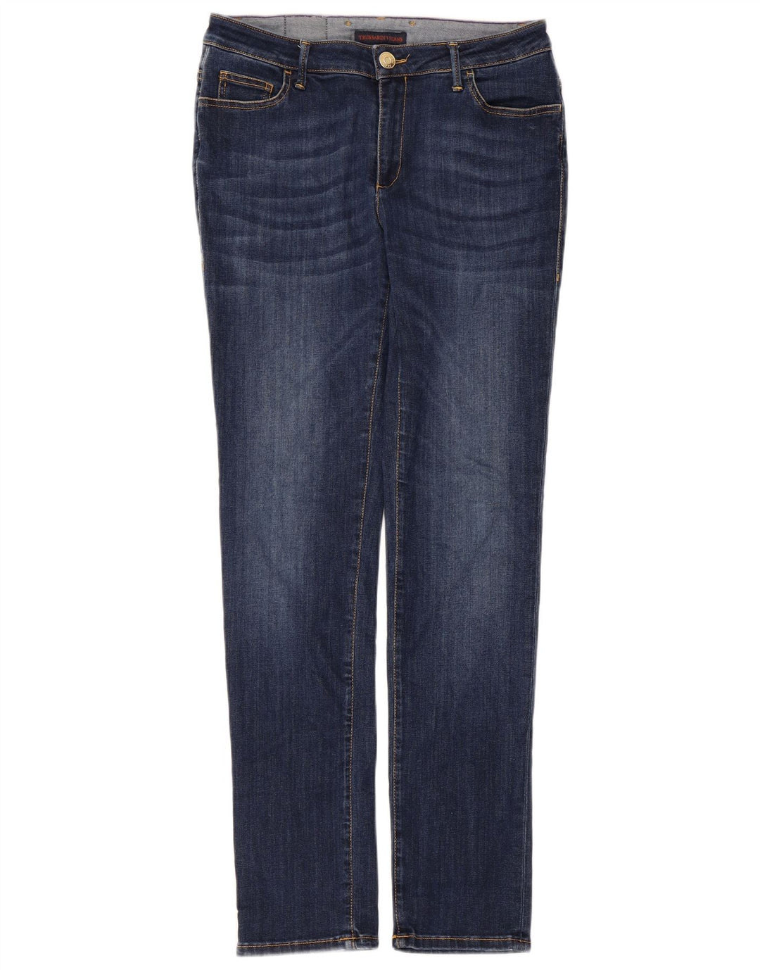 Trussardi Womens Slim Jeans IT 43 Medium W29 L30 Blue