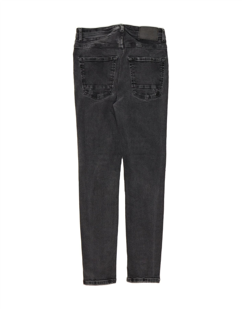 ZARA Mens Distressed Skinny Jeans EU 38 Small W30 L29 Black Cotton Vintage Zara and Second-Hand Zara from Messina Hembry 