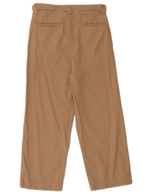 Zara Boys Pegged Chino Trousers 9-10 Years W25 L21 Beige Lyocell