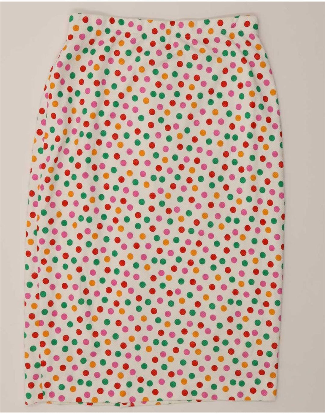 Liola Womens 4 Button 2 Piece Skirt Set IT 46 Large W28 White Polka Dot