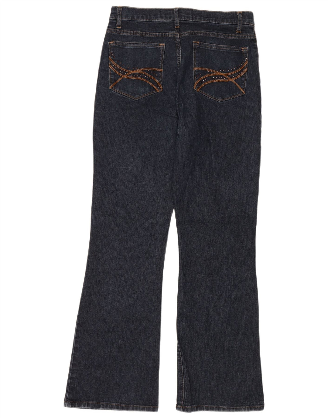 LEE Womens High Waist Bootcut Jeans US 8 Medium W28 L30 Navy Blue