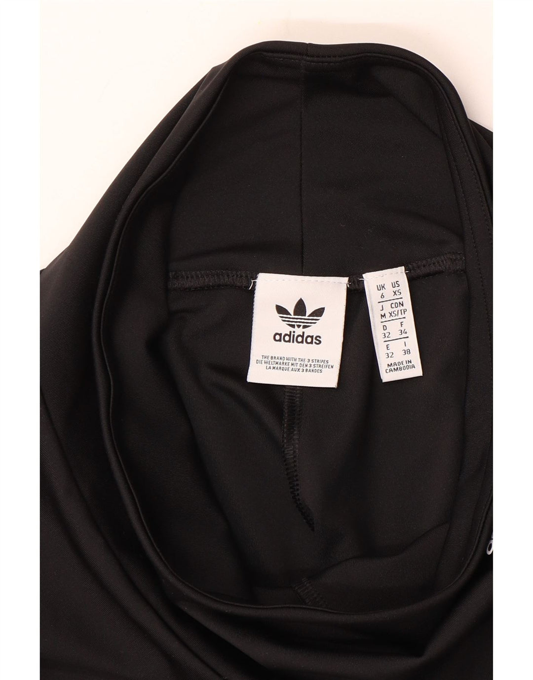 ADIDAS Womens Leggings UK 6 XS Black