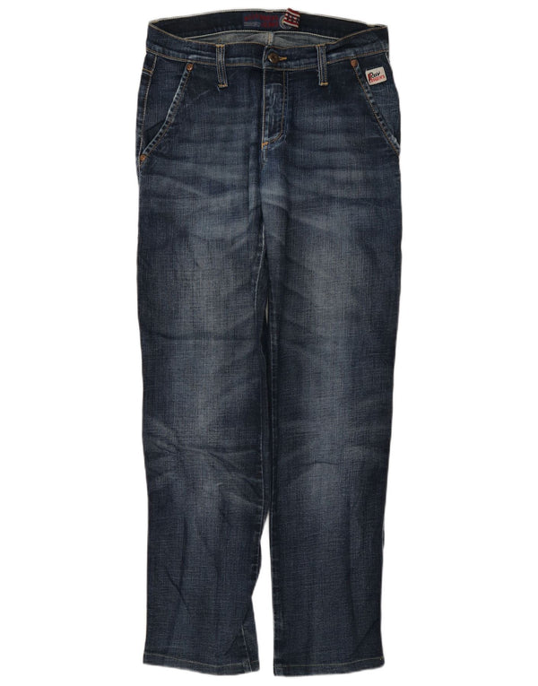 Roy Rogers Womens Slim Jeans W29 L30 Blue Cotton