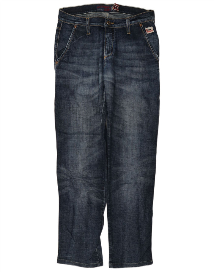 Roy Rogers Womens Slim Jeans W29 L30 Blue Cotton