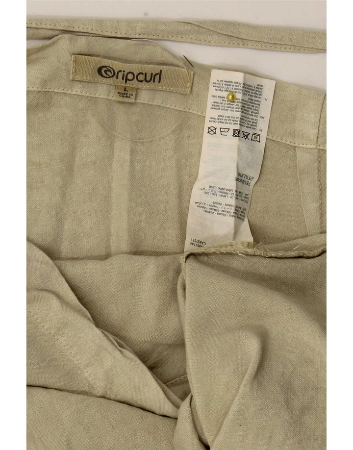 Rip Curl Womens Wrap Skirt Large W30 Green Viscose