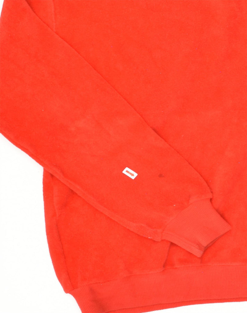 STEFANEL Womens Sweatshirt Jumper IT 44 Medium  Orange Cotton | Vintage Stefanel | Thrift | Second-Hand Stefanel | Used Clothing | Messina Hembry 