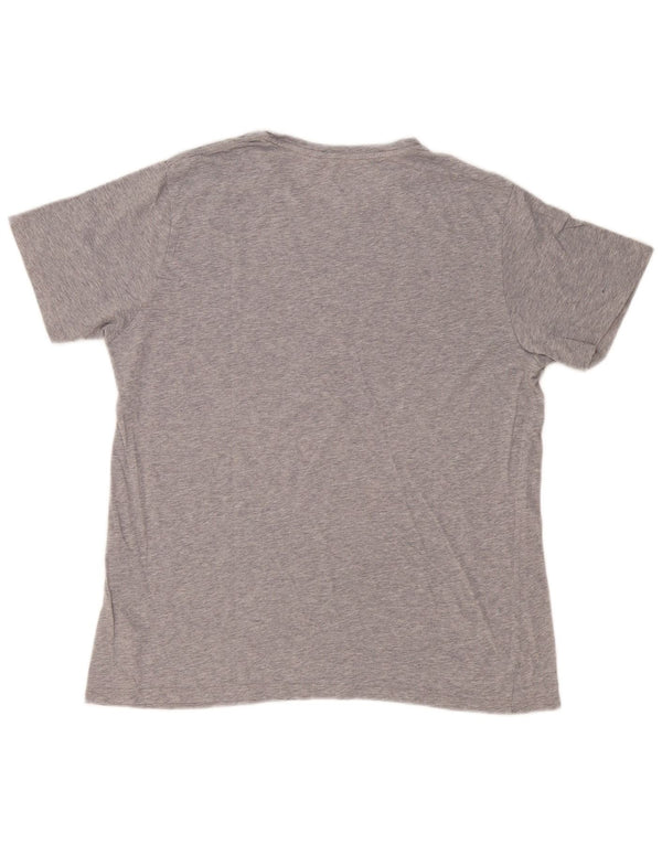 Levi's Mens Graphic T-Shirt Top Large Grey Flecked