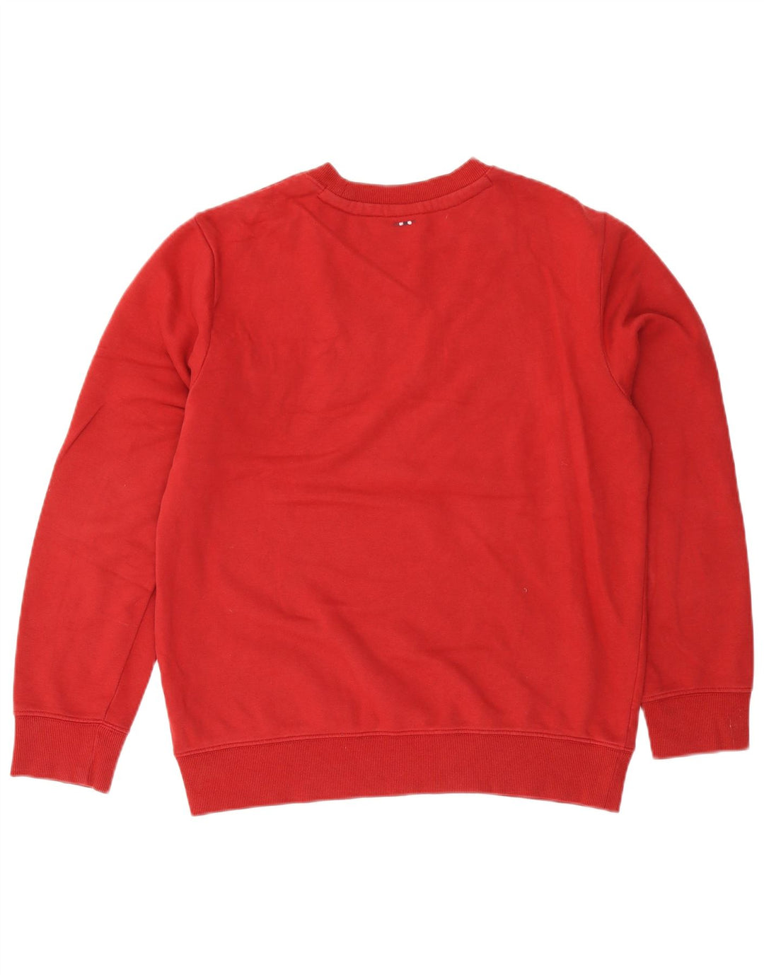 Napapijri Mens Geographic Graphic Sweatshirt Jumper Medium Red Cotton
