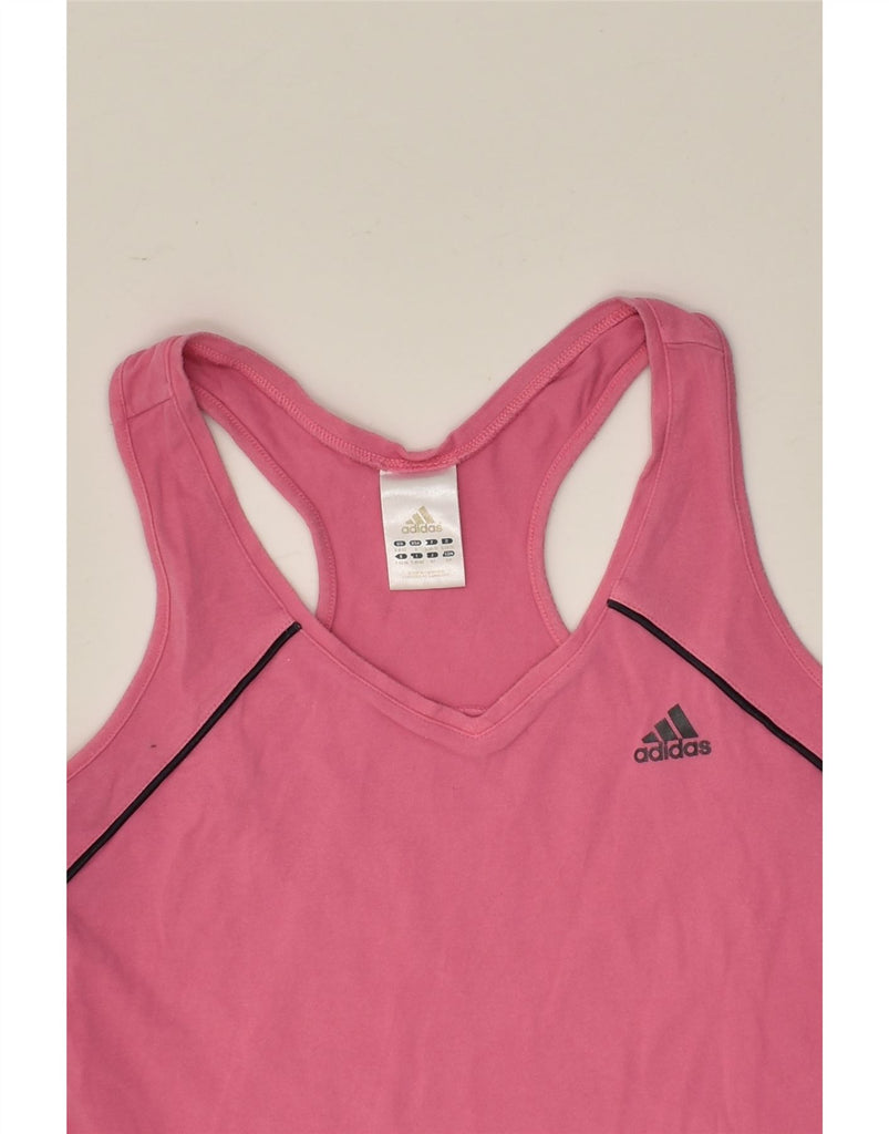 ADIDAS Womens Vest Top UK 8/10 Small Pink | Vintage Adidas | Thrift | Second-Hand Adidas | Used Clothing | Messina Hembry 