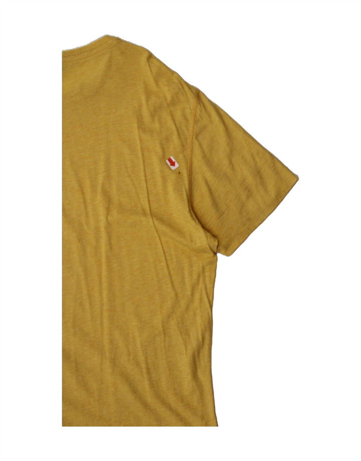 NAPAPIJRI Mens T-Shirt Top Large Yellow Vintage Napapijri and Second-Hand Napapijri from Messina Hembry 