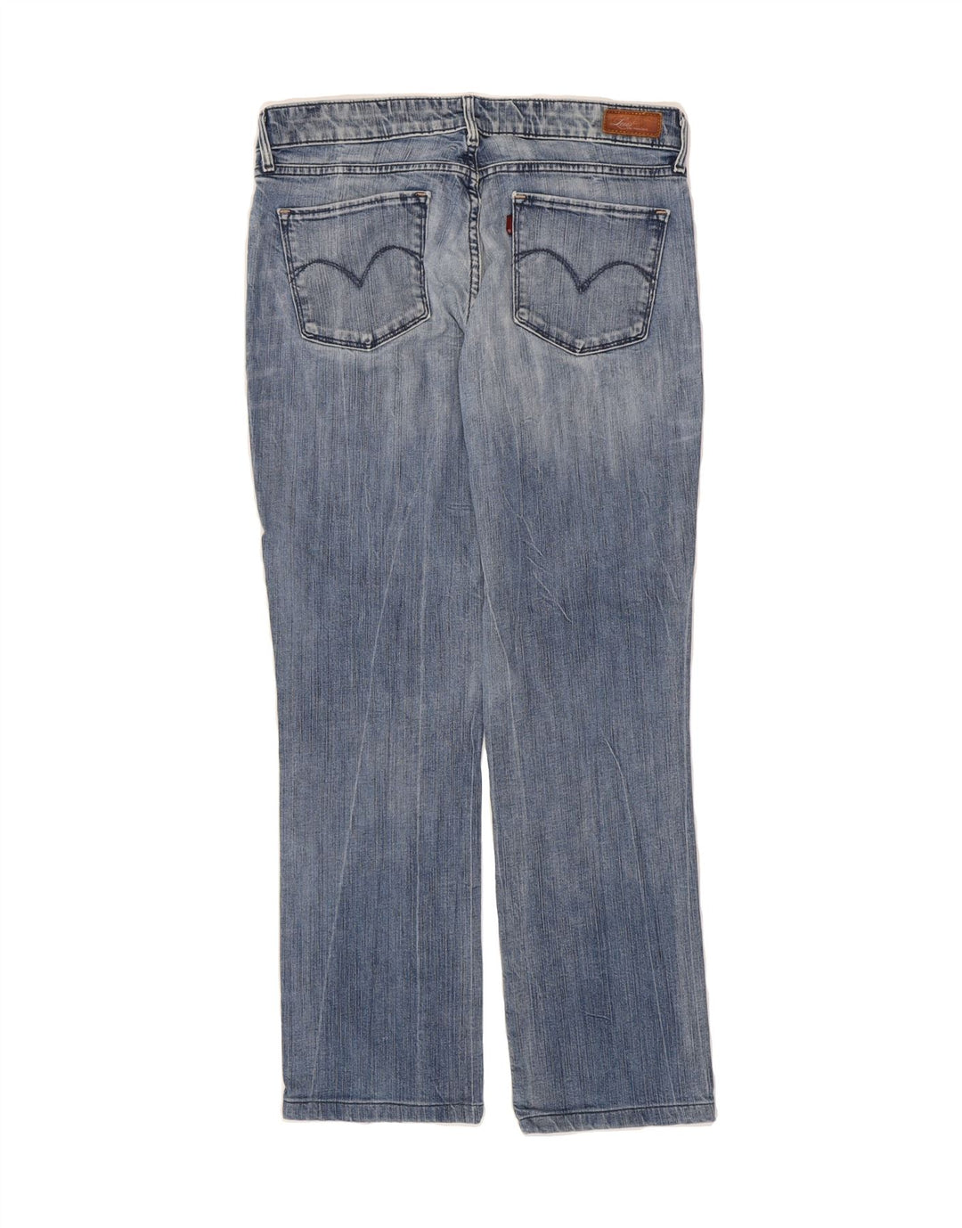 LEVI'S Womens Demi Curve Straight Jeans W30 L29 Blue Cotton Vintage Levi's and Second-Hand Levi's from Messina Hembry 