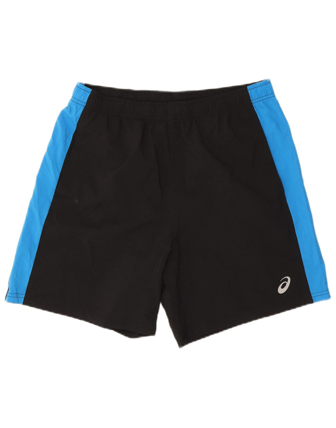 Asics Mens Sport Shorts Large  Black Colourblock Polyester