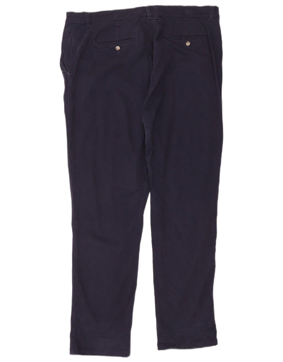 JOULES Womens Tapered Chino Trousers UK 18 XL W38 L30 Navy Blue Cotton