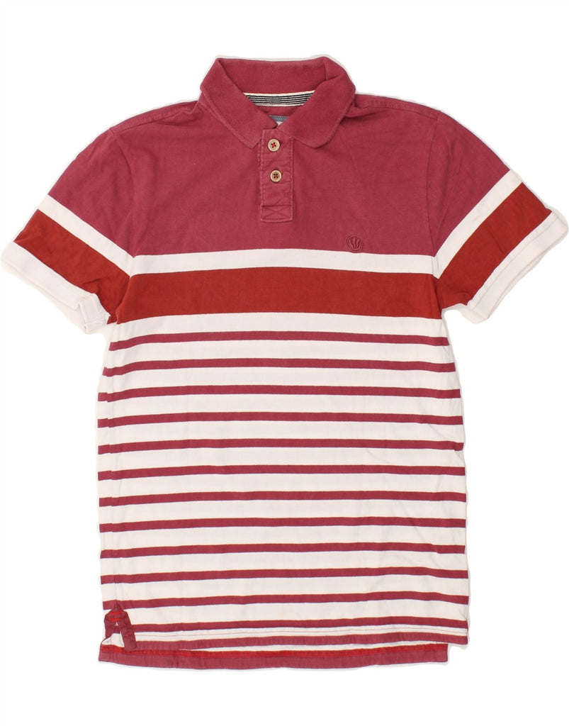 FAT FACE Mens Polo Shirt XS Red Striped | Vintage Fat Face | Thrift | Second-Hand Fat Face | Used Clothing | Messina Hembry 