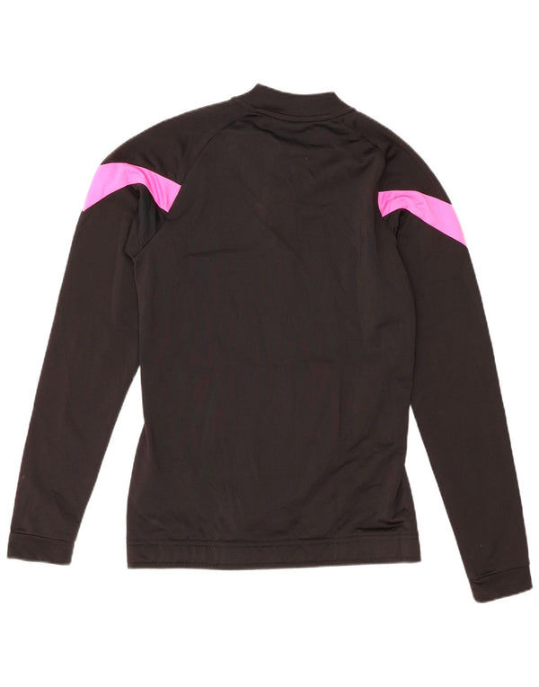 Puma Girls Tracksuit Top Jacket 15-16 Years Black Colourblock Polyester