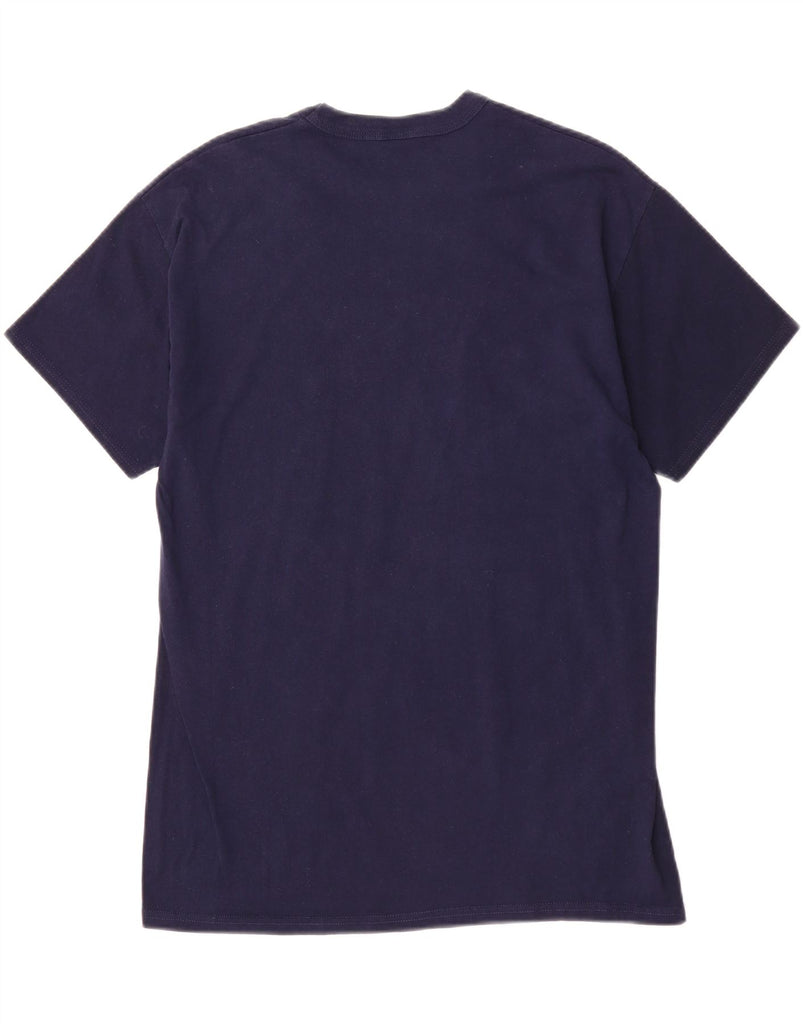 RUSSELL ATHLETIC Mens Graphic T-Shirt Top Large Navy Blue Vintage Russell Athletic and Second-Hand Russell Athletic from Messina Hembry 