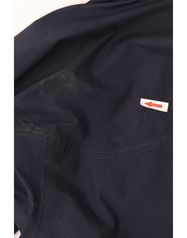 Berghaus Mens Hooded Rain Jacket UK 38 Medium Navy Blue Polyester
