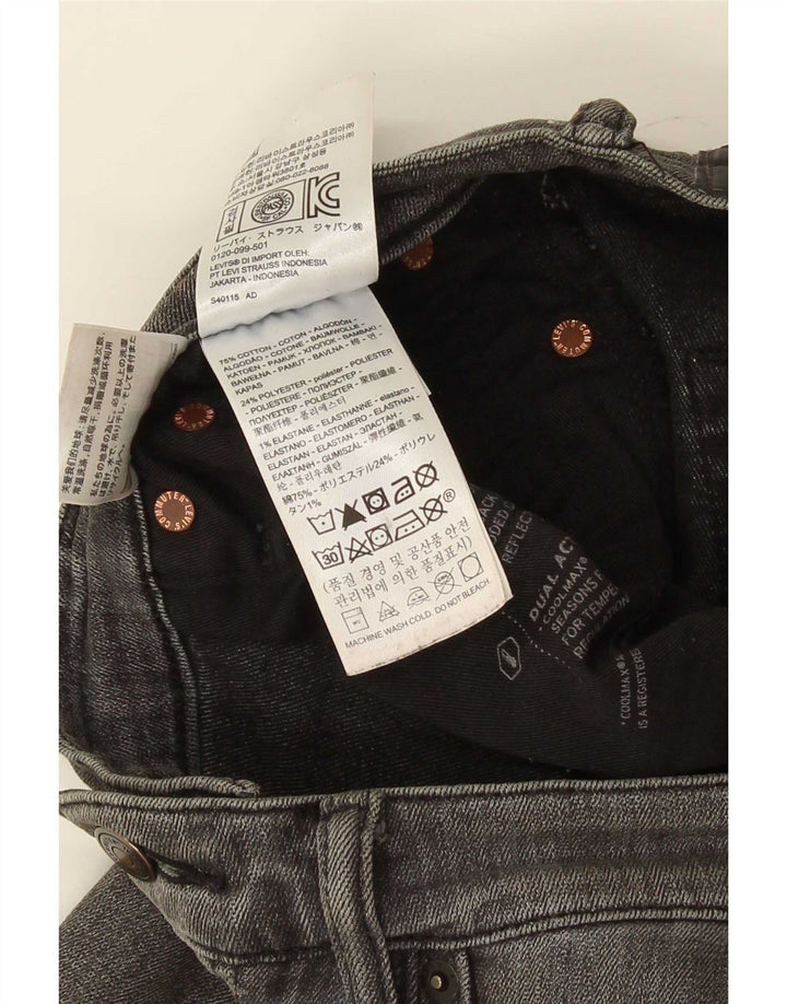 Levi's Mens Slim Jeans W32 L30 Grey Cotton