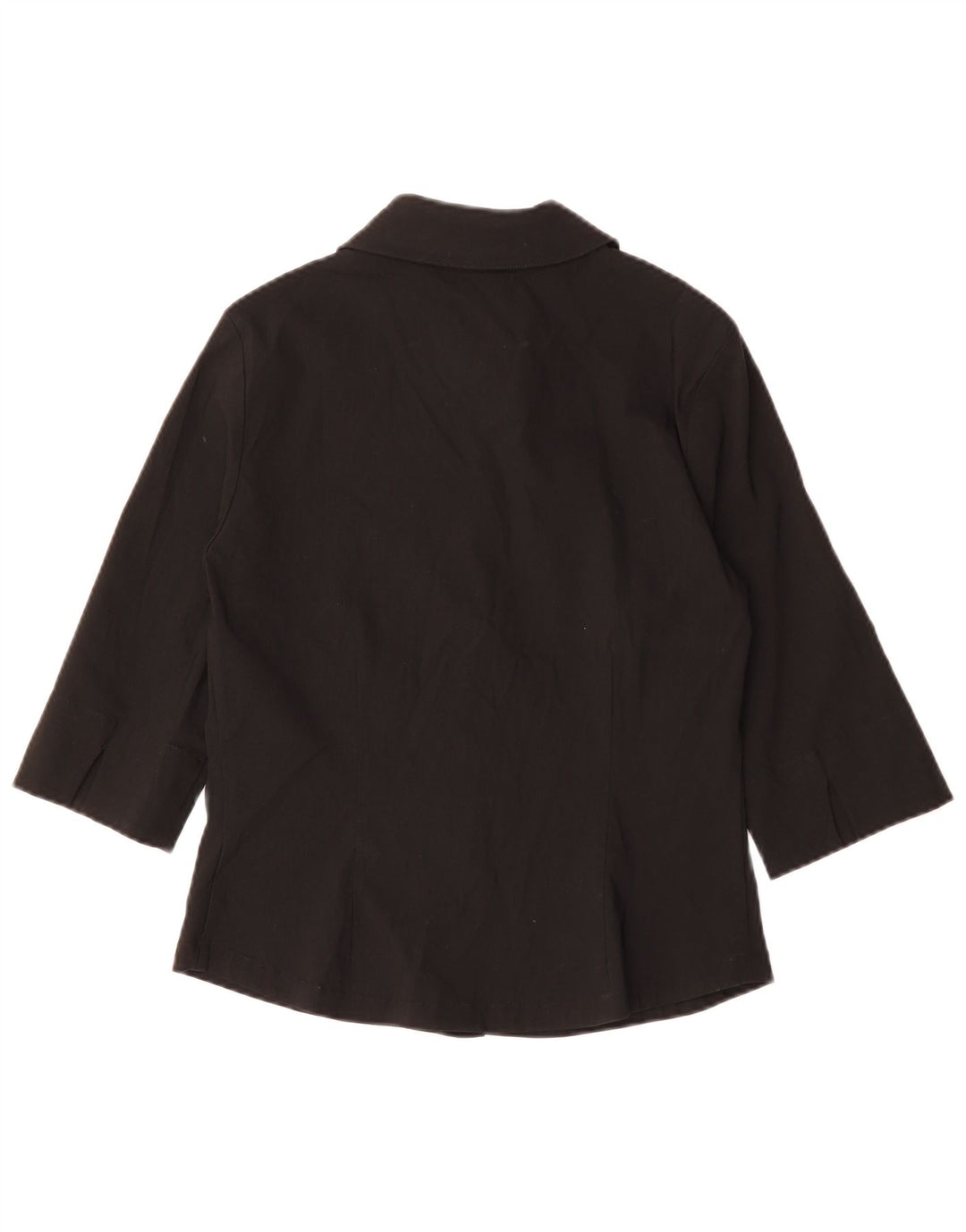 YESSICA Womens 3/4 Sleeve Shirt Blouse EU 38 Medium Black Viscose