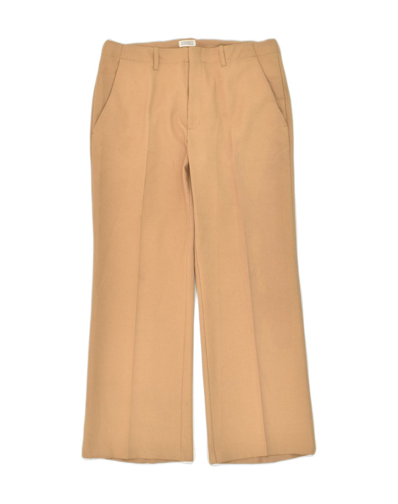 STEFANEL Womens Straight Chino Trousers IT 46 Large W34 L29 Brown | Vintage Stefanel | Thrift | Second-Hand Stefanel | Used Clothing | Messina Hembry 