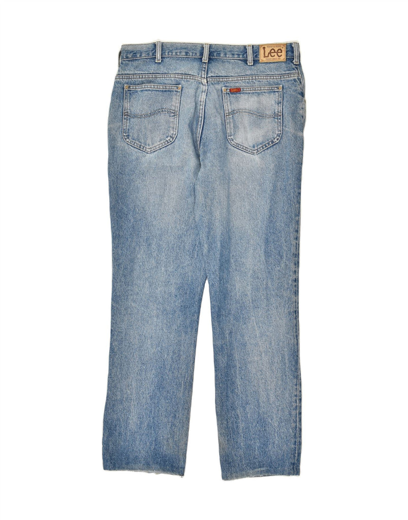 LEE Mens Straight Jeans W34 L30 Blue Cotton | Vintage Lee | Thrift | Second-Hand Lee | Used Clothing | Messina Hembry 