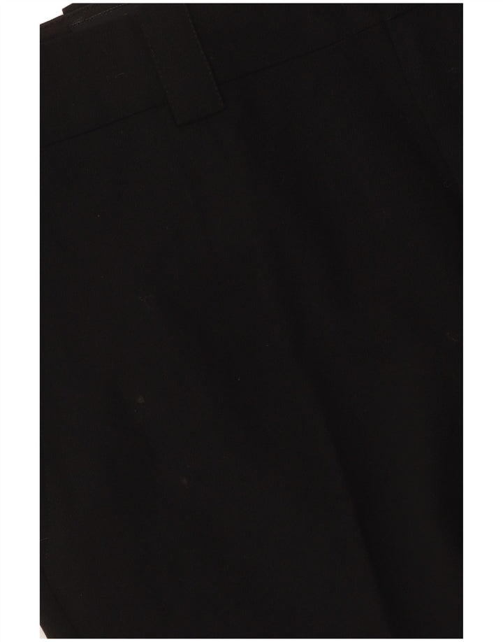 Gucci Womens Straight Suit Trousers IT 42 Medium W30 L31 Black Wool