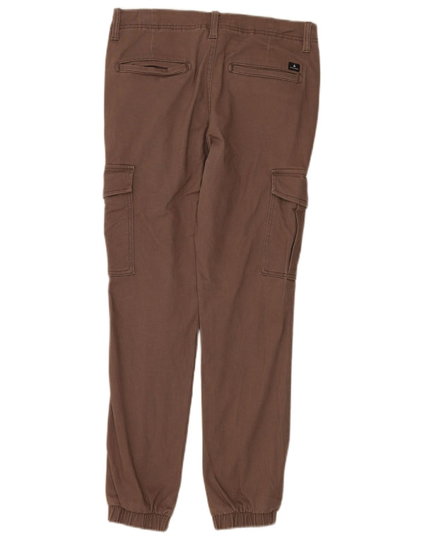 Jack & Jones Mens Slim Joggers Cargo Trousers W29 L30 Grey Cotton