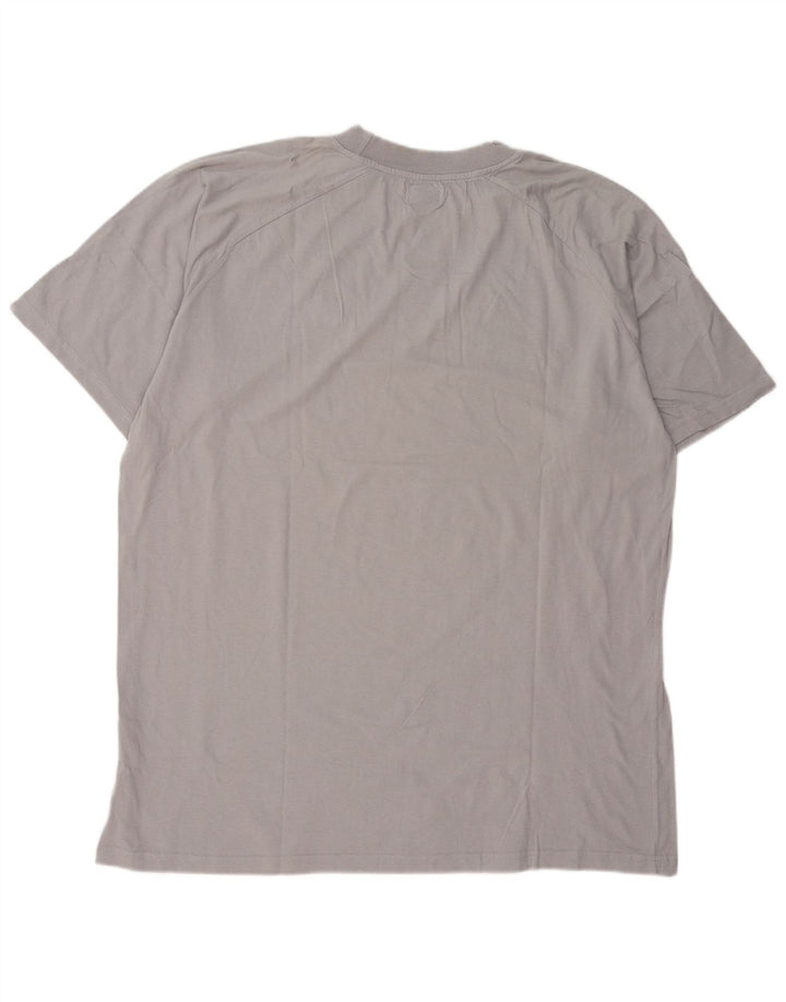 Kappa Mens T-Shirt Top 2XL Grey Cotton