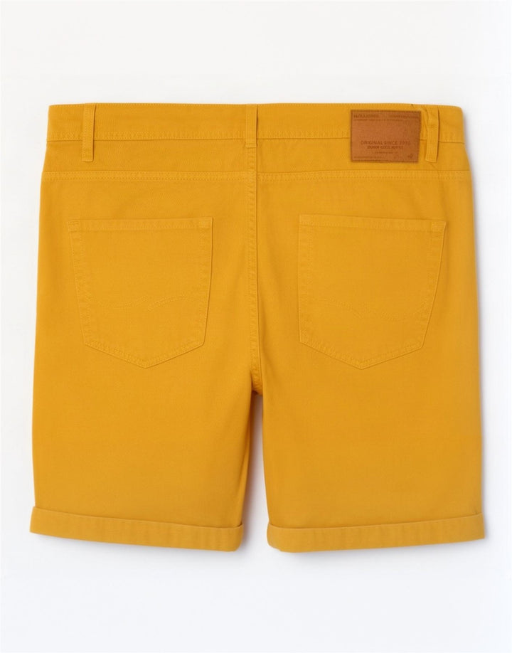Jack & Jones Mens Casual Shorts W34 Large Yellow