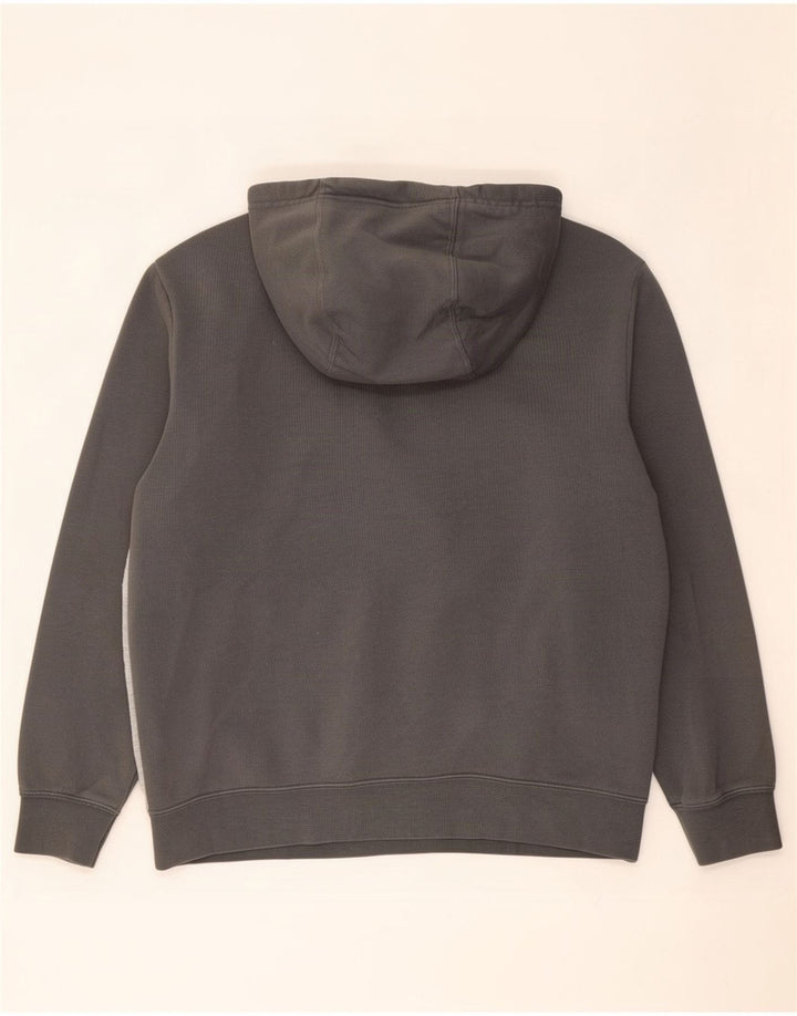 Nike Mens Hoodie Jumper Medium Grey Colourblock Cotton