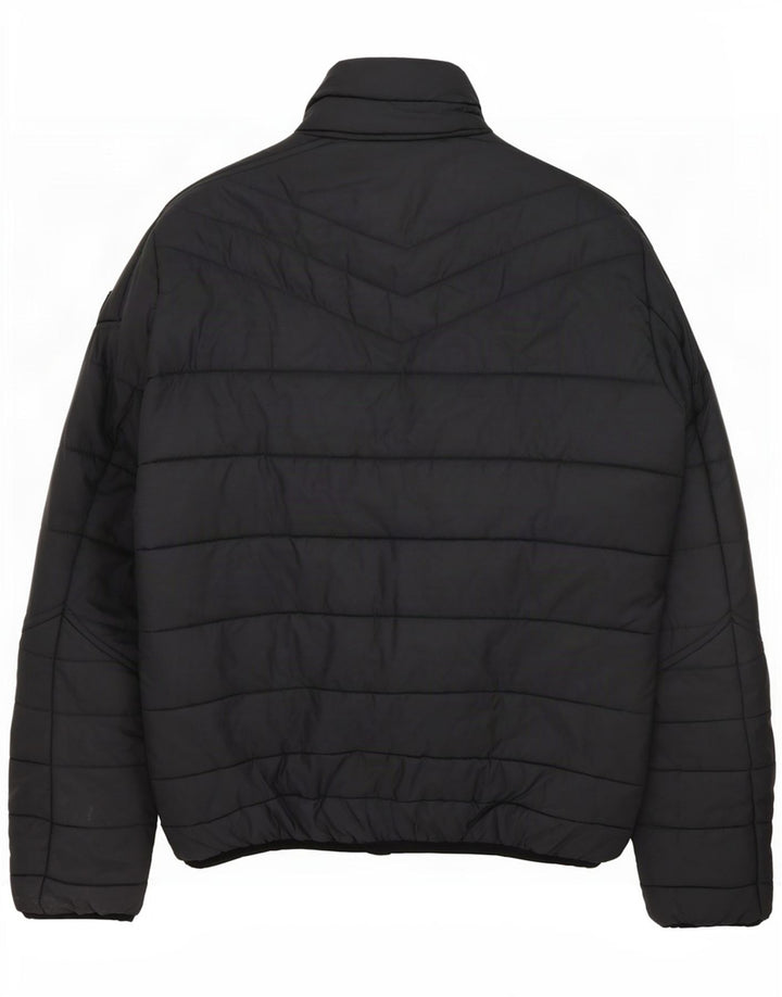 Diesel Mens Padded Jacket UK 40 Large Grey Nylon