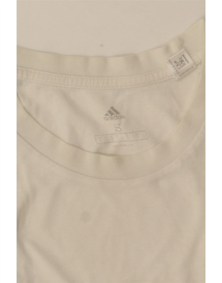 Adidas Mens T-Shirt Top Small White