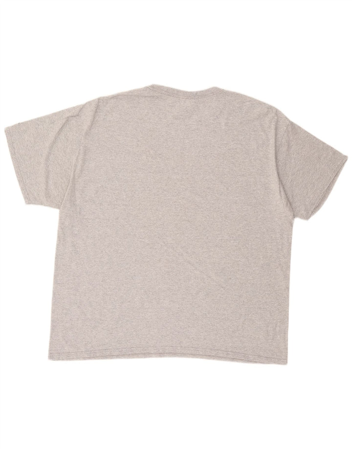 RUSSELL ATHLETIC Mens Salukis Graphic T-Shirt Top 2XL Grey Cotton