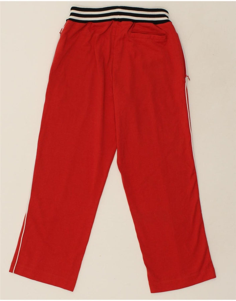 ADIDAS Womens Tracksuit Trousers EU 44 Medium Red Cotton | Vintage Adidas | Thrift | Second-Hand Adidas | Used Clothing | Messina Hembry 