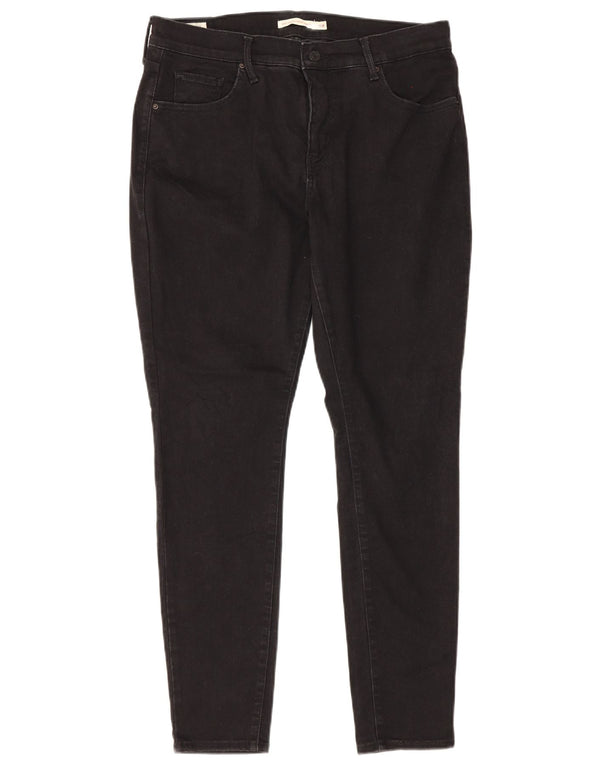 Levi's Mens 311 Shaping Skinny Jeans US 16 2XL W34 L29 Black Cotton