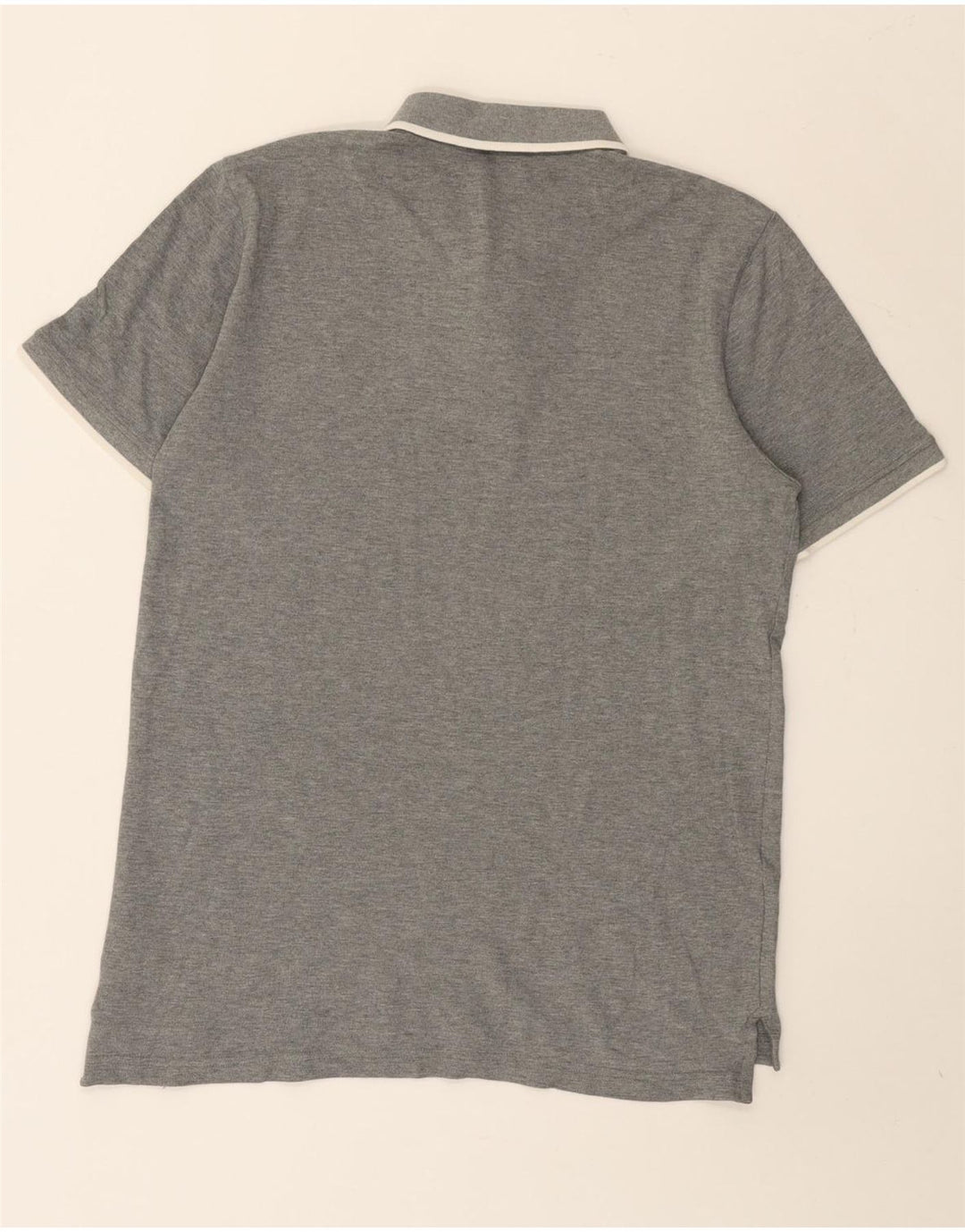 Puma Mens Polo Shirt Medium Grey Cotton