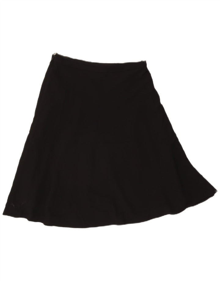 Marks & Spencer Womens A-Line Skirt UK 10 Small W27  Black Polyester