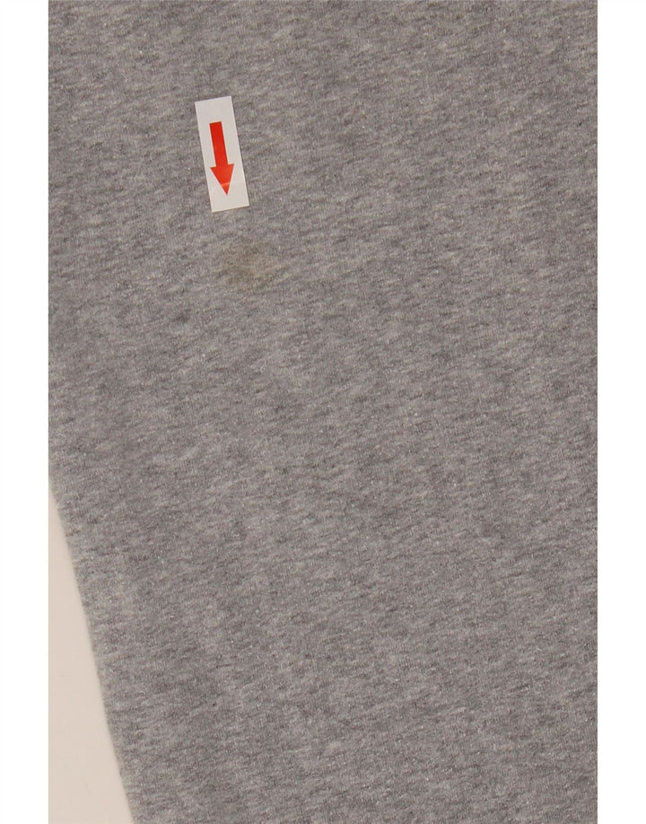 CHAMPION Womens Tracksuit Trousers UK 14 Medium Grey Cotton