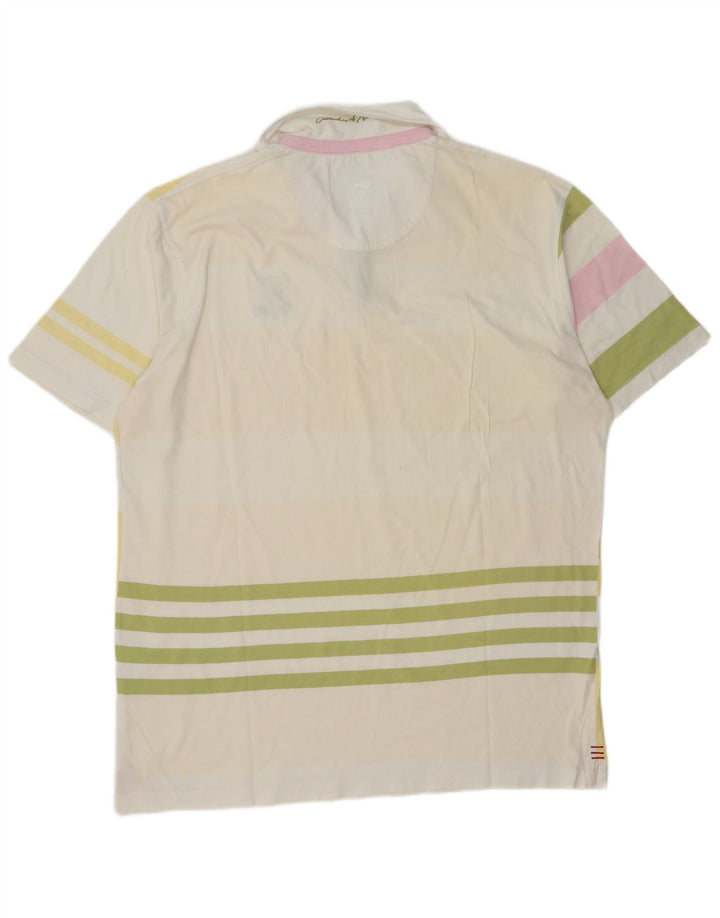Canterbury Mens Rugby Polo Shirt 2XL Multicoloured Striped